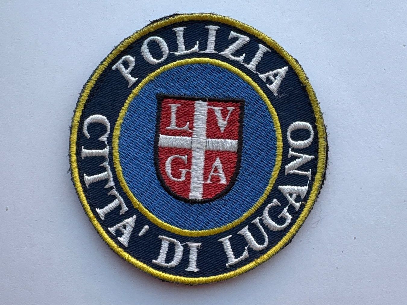 Placchette & Badge: PATCH POLIZIA Città di LUGANO – Usato da Baden venduto da GALERIE43