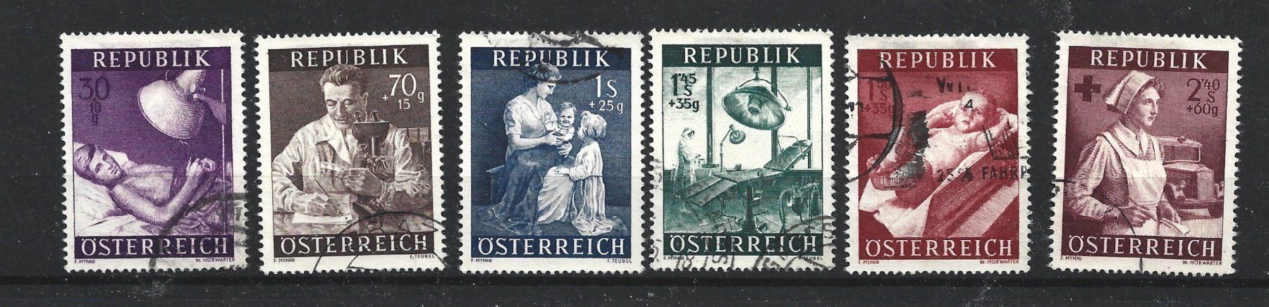 Tutti i francobolli: 1954 Österreich – Usato da Trübbach venduto da Sammer51