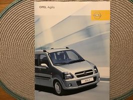 Opel Agila Verkaufsprospekt 32 Seiten Januar 2006