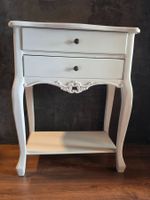 Nachttisch Shabby Chic Antik look weiss, ca 75.5x60x35cm