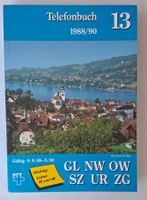 Telefonbuch 1988/90 13 PTT GL NW OW SZ UR ZG