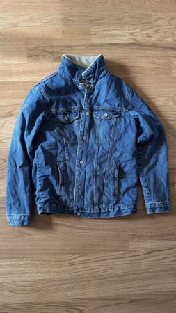 Jeansjacke mit Teddyfutter, Grösse L