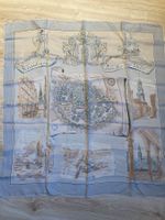 Vintage Seidentuch von Hamburg  78 x 75 cm