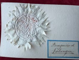 VALANGIN Bourgeoisie (NE) - Cachet 19ème Siècle - Ø 57mm