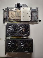 Grafikkarten-Set: RTX 2080 Ti Wassergekühlt, 2x RTX 3060