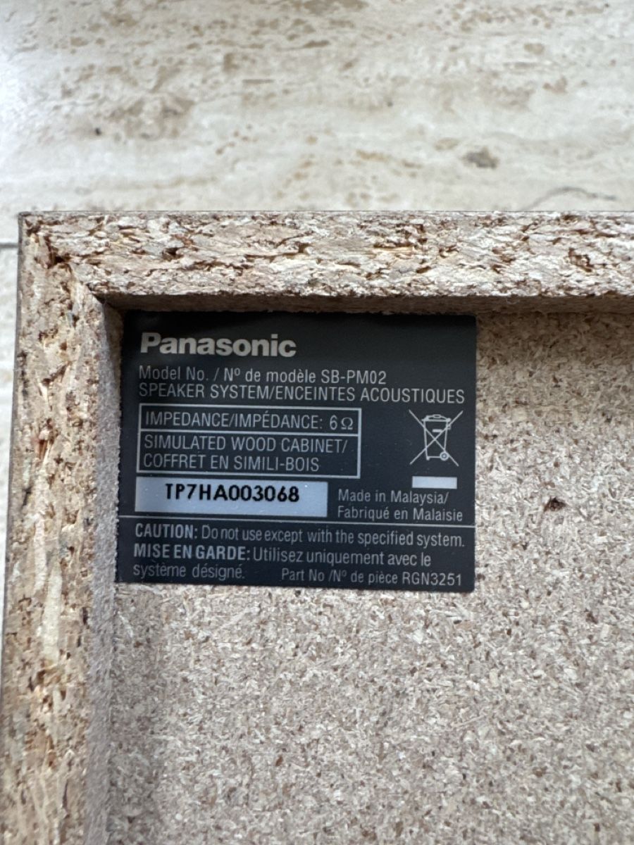 Panasonic Casse acustiche: Panasonic Lautsprecher – Usato da Therwil venduto da dom_gfj8 2
