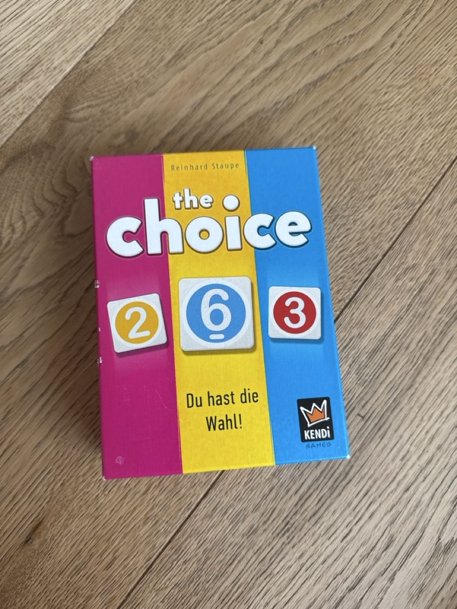 Jeux: Jeu The Choice – Neuf (Voir description) à Montreux par canori