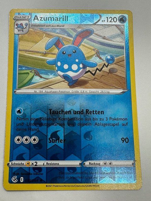 Pokémon Sammelbilder & Trading cards: Azumarill - Reverse Holo – Neu (gemäss Beschreibung) aus Nussbaumen AG von Pika-Shop