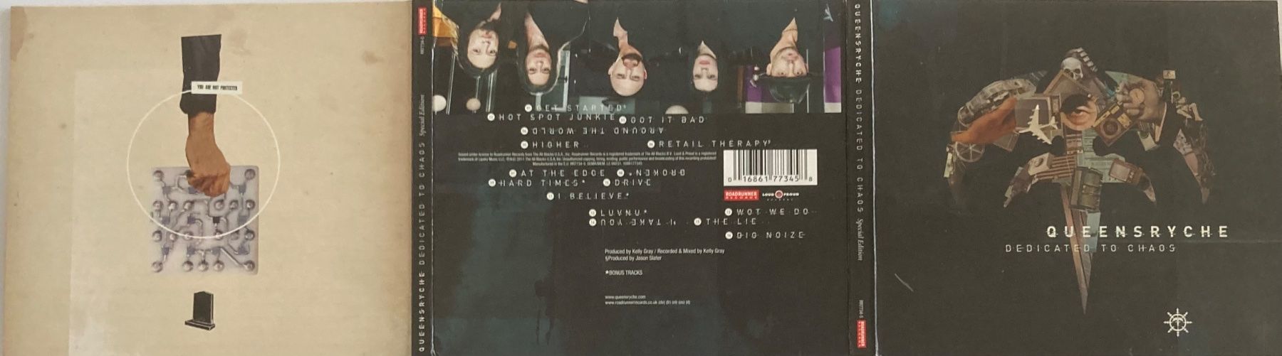 CD: QUEENSRŸCHE - DEDICATED TO CHAOS – Usato da Poliez-Pittet venduto da Newtown-Records 4