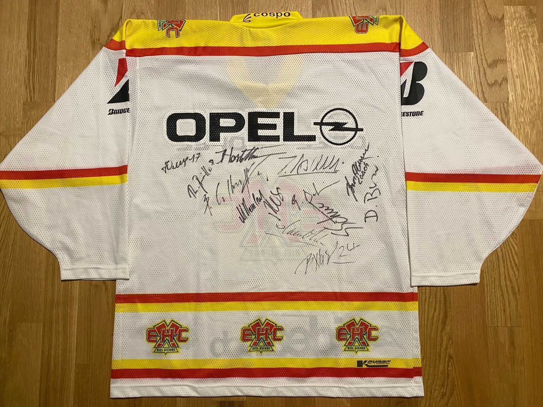 Maillot Shirt Trikot De Hockey Sur Glace Eisbeisser N°21 Tg