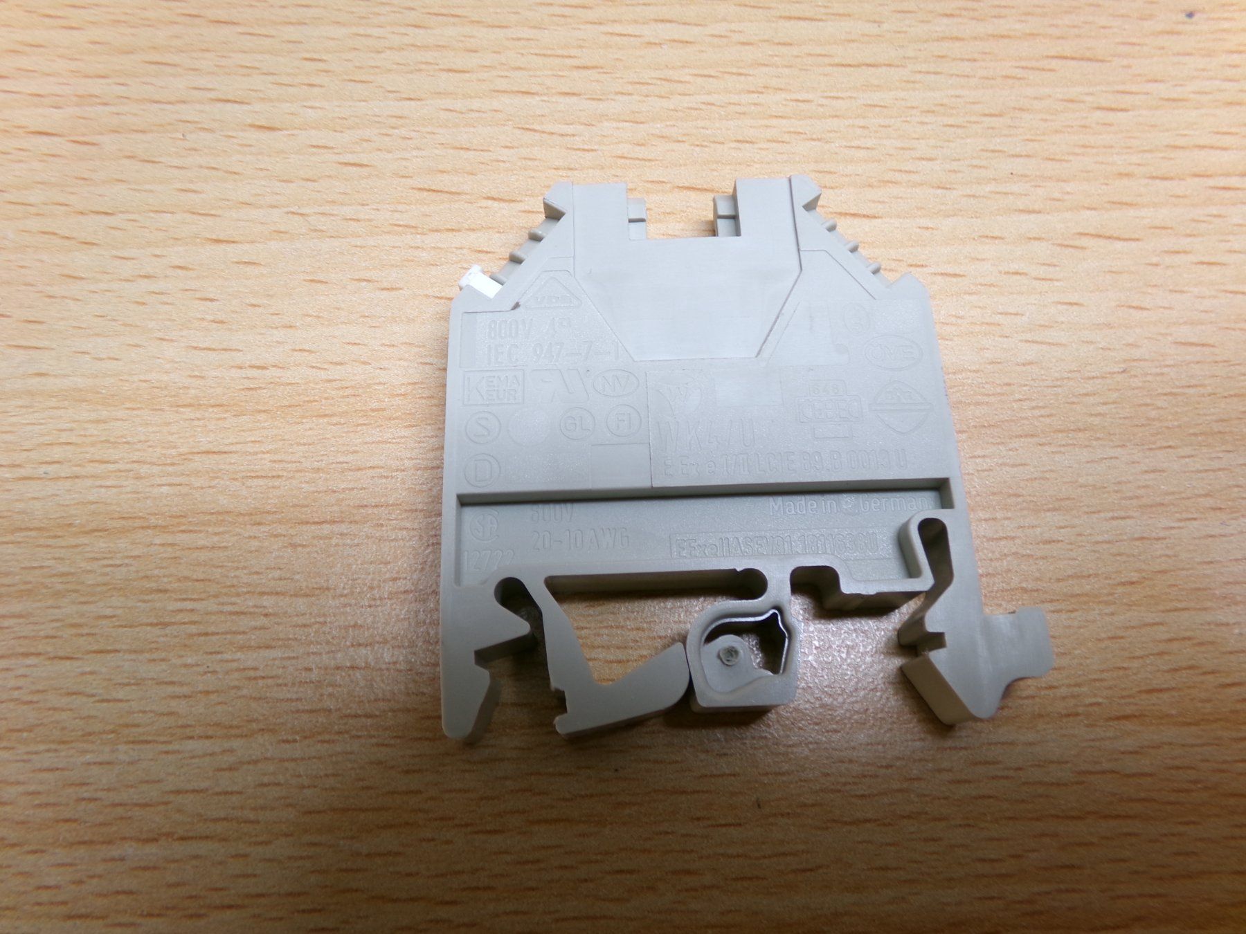Elektronikbauteile: 15St. Klemme hellgrau 4mm2 WK4/U (2) – Gebraucht aus Hombrechtikon von Maloev17 3