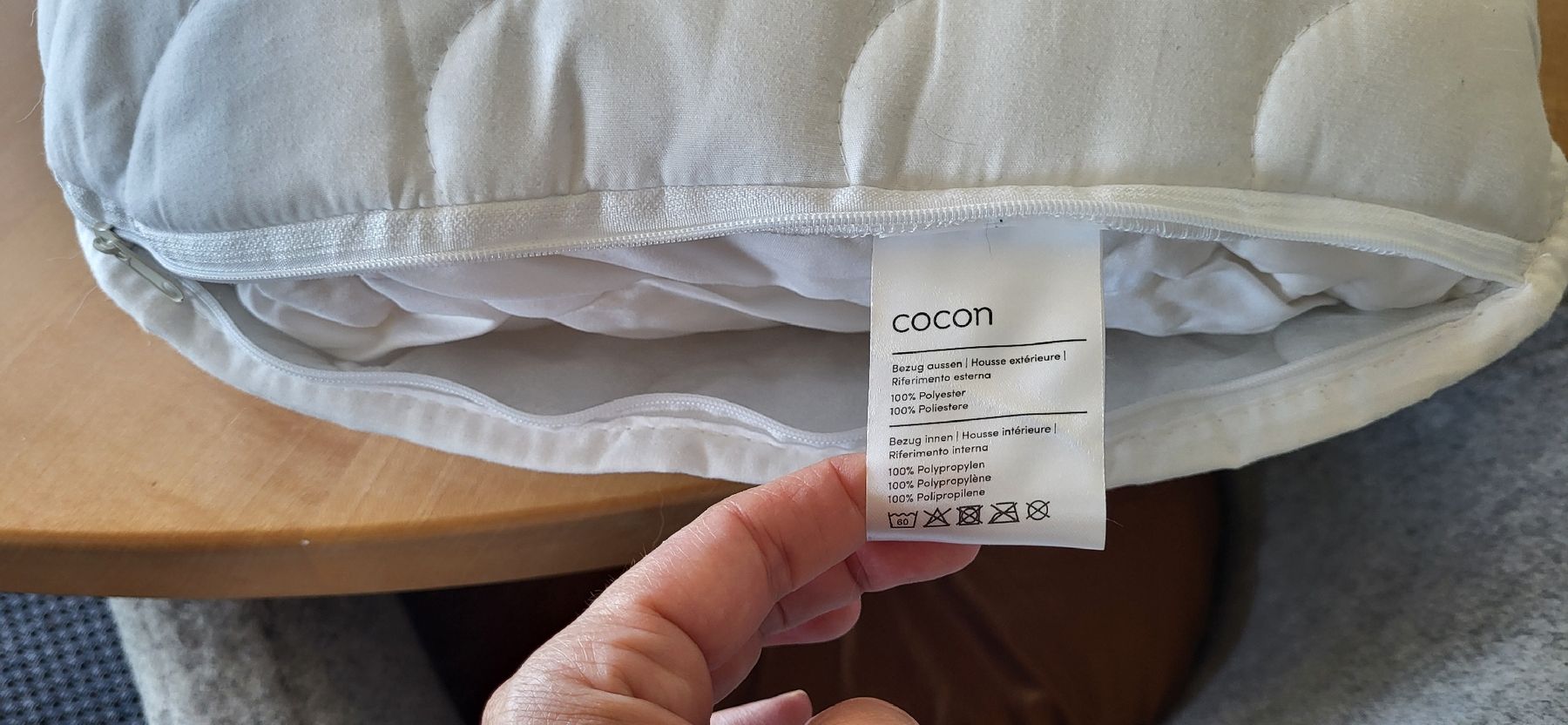 Cocoon Cuscini: Seitenschläfer Kissen 140x35cm – Usato da Biberstein venduto da merlin_111 1