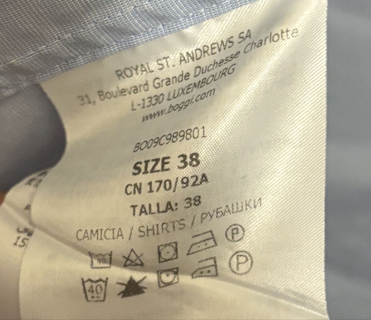 Hemden: Chemise Boggi M – Gebraucht aus Turin (Salins) von noa_7ngs 1