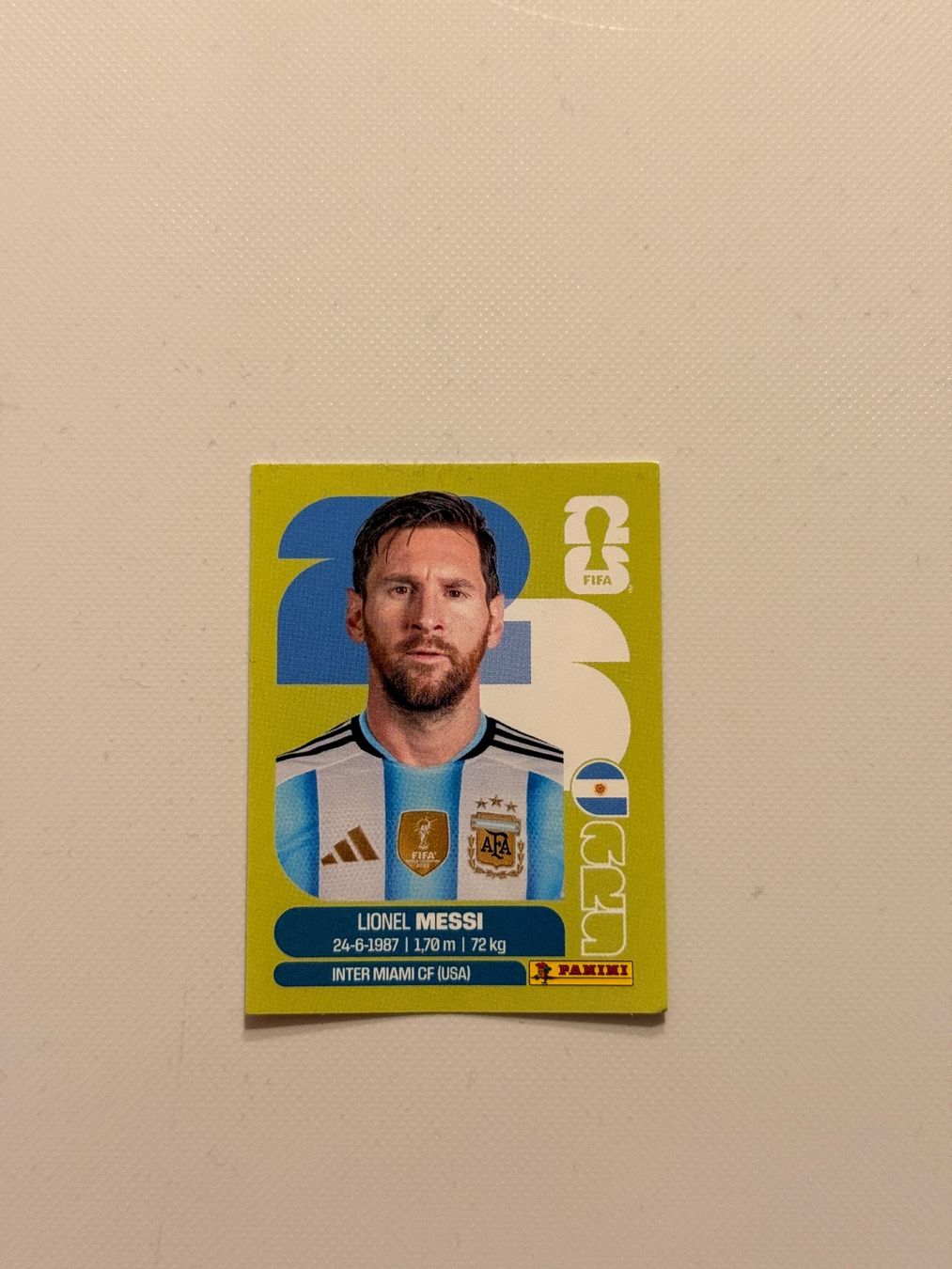 Panini Sammelbilder & Trading cards: Panini Sticker WM 2026 - ARG 17 - Messi – Neu und originalverpackt aus Muhen von lubos_deals
