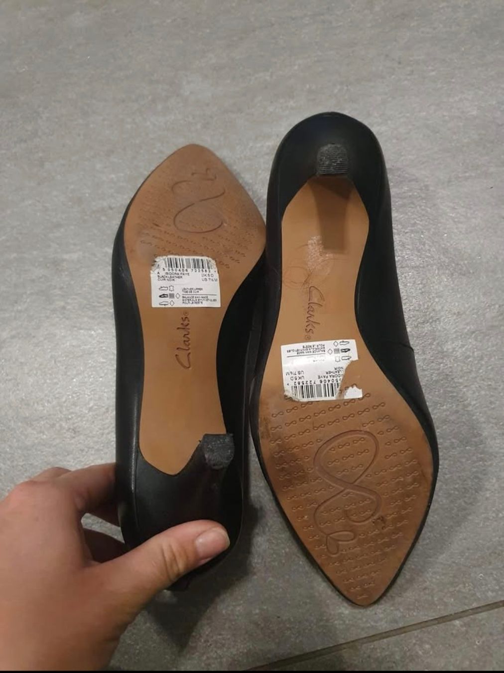 Clarks Scarpe da donna: Escarpins noirs élégants Clarks, taille 38 – Nuovo (secondo la descrizione) da Le Lignon venduto da Emm_dwx5 2
