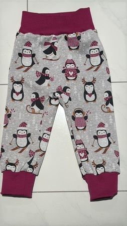 Thermo Fleece Pumphose Pinguin Gr. 86/92 Neu