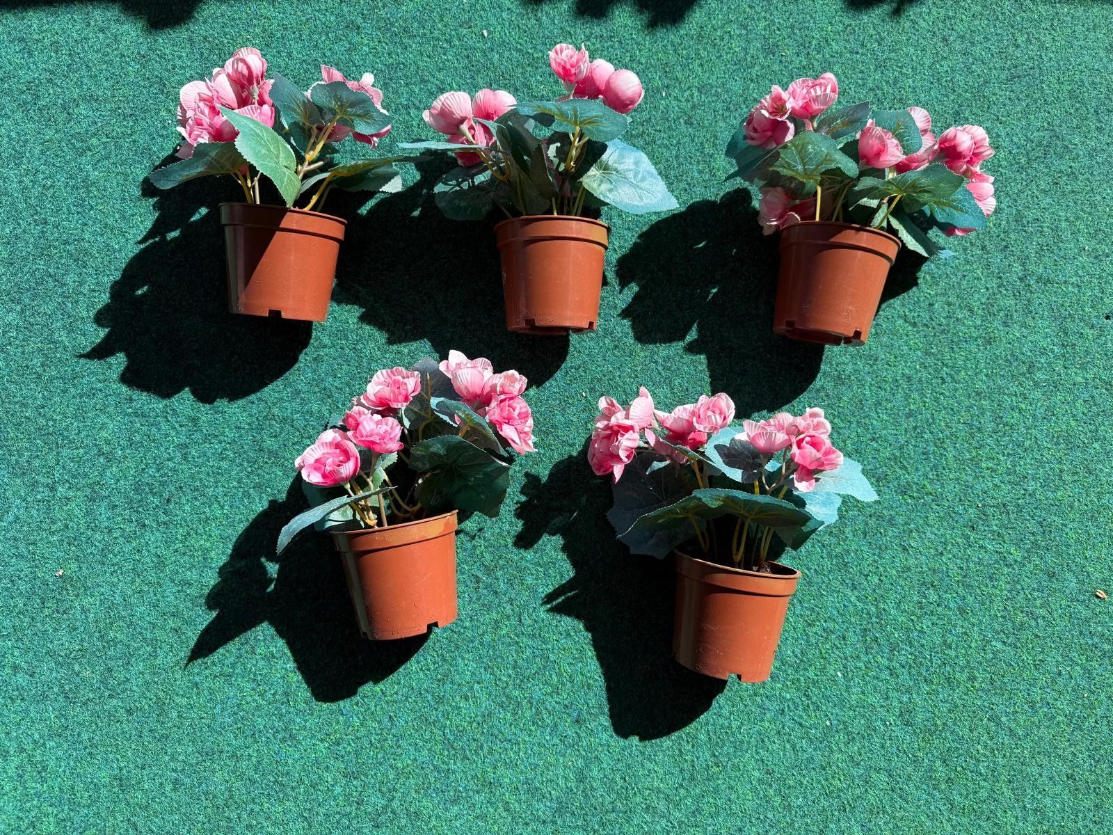 Piante & sementi: 5 Kunstblumen im Topf – Usato da Greifensee venduto da guteangebote 1
