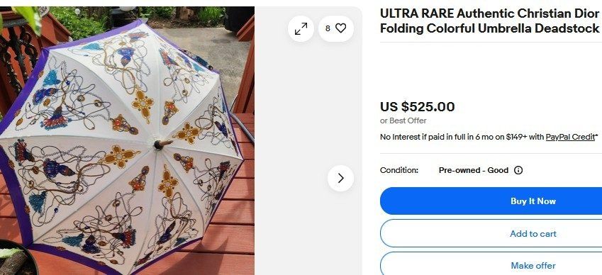 Dior Regenschirme: Christian Dior Regenschirm /  parapluie – Gebraucht aus Collonges von Auganien 9