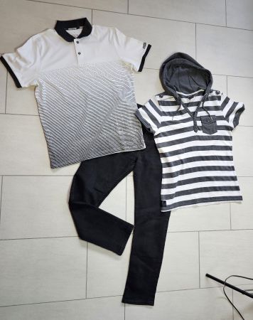 Jeans W 32 L 30, Poloshirt Gr. M und Shirt Gr. M