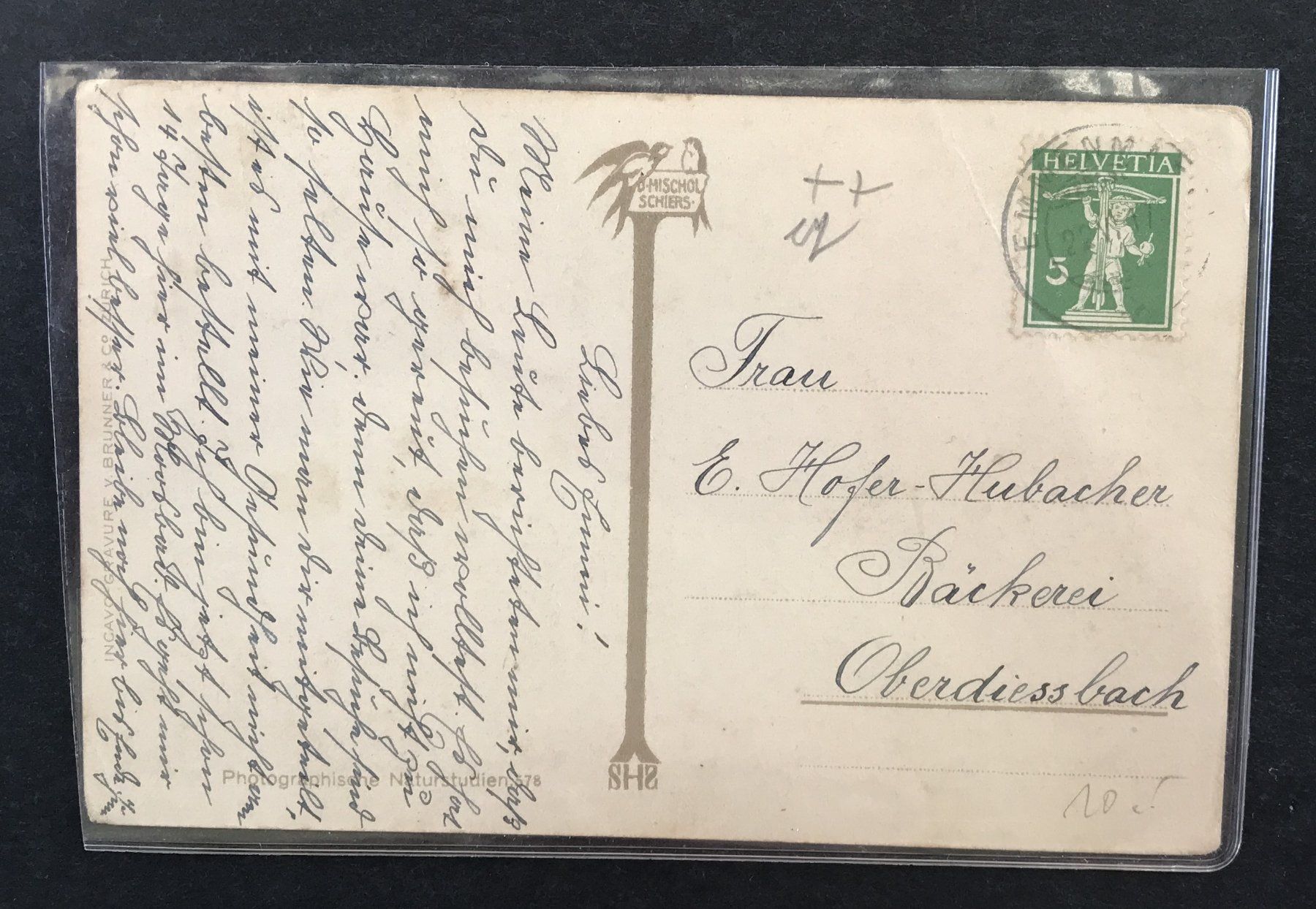 Cartoline postali: ANTIKE ANSICHTSKARTE – Usato da Ostermundigen venduto da wini63 1