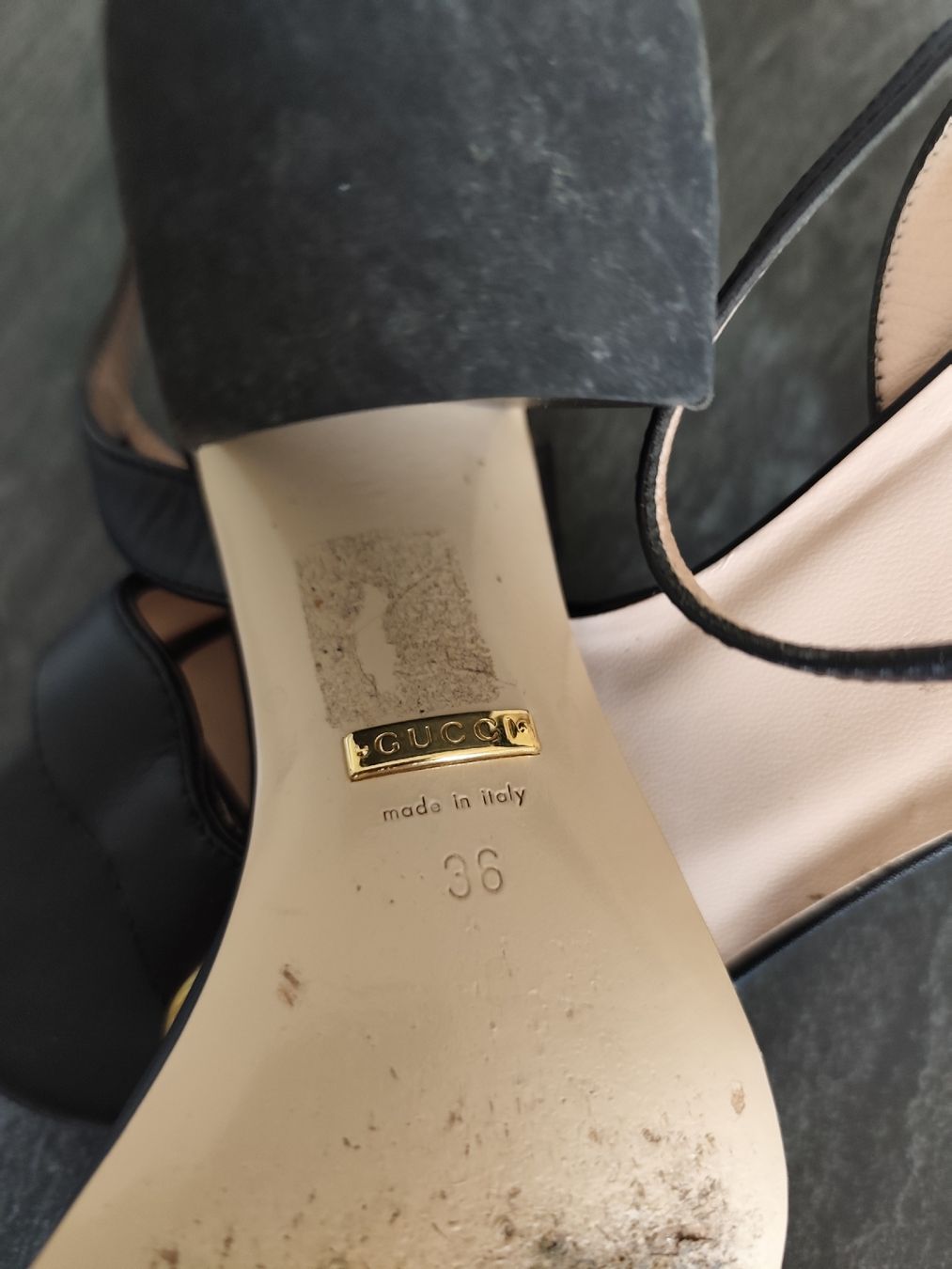 Gucci Scarpe da donna: Gucci sandale Marmont 36 – Usato da Martigny venduto da Vintage-23 4