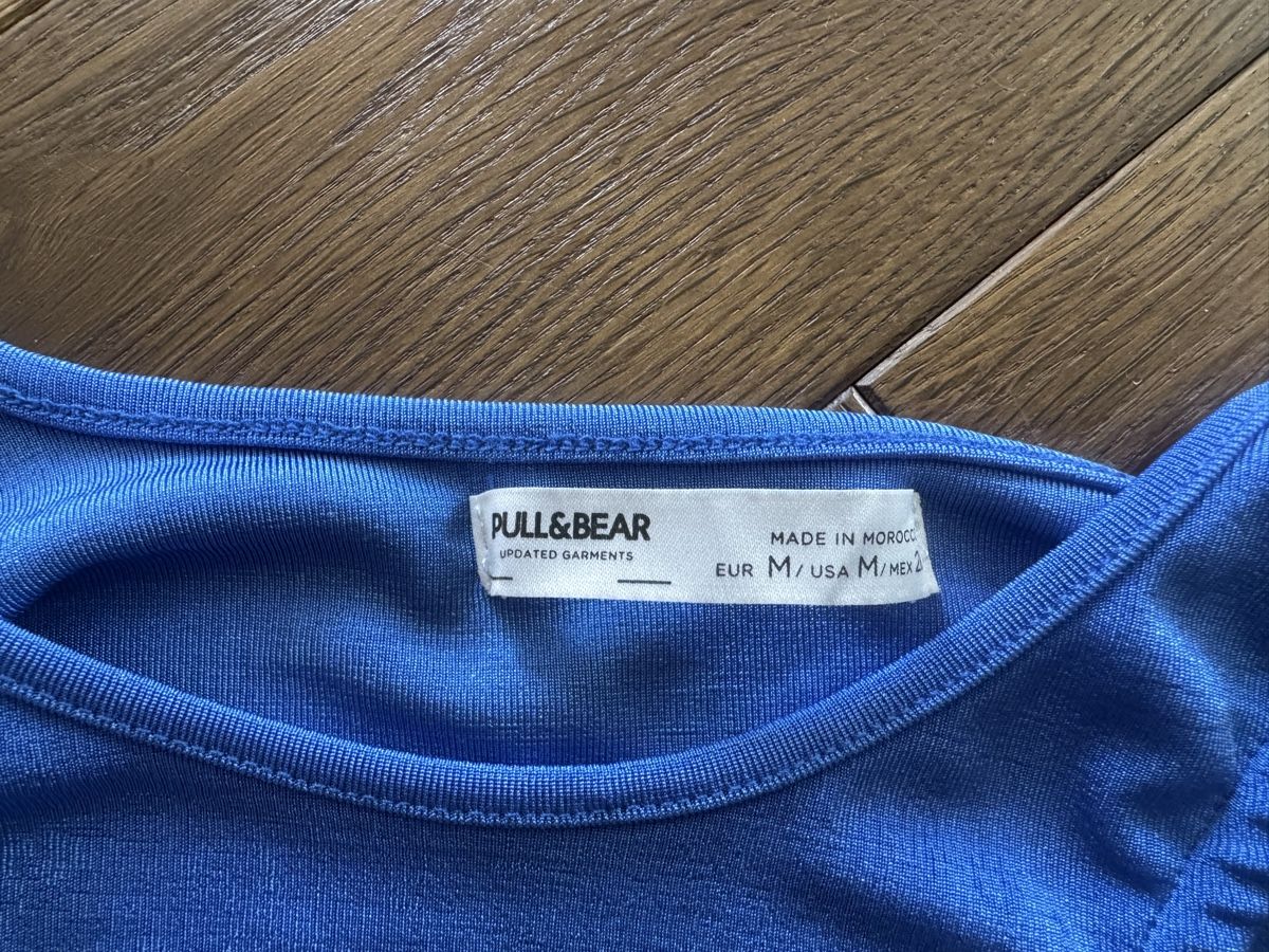 Pull&Bear Top: Pull and Bear Shirt blau Grösse M NEU – Nuovo (secondo la descrizione) da Zürich venduto da val_kh58 1