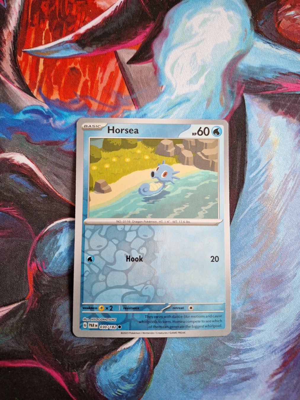 Pokémon Carte collezionabili: Horsea - Reverse Holo - Pokemon Paradox Rift – Usato da Altstätten SG venduto da GGsGameshop