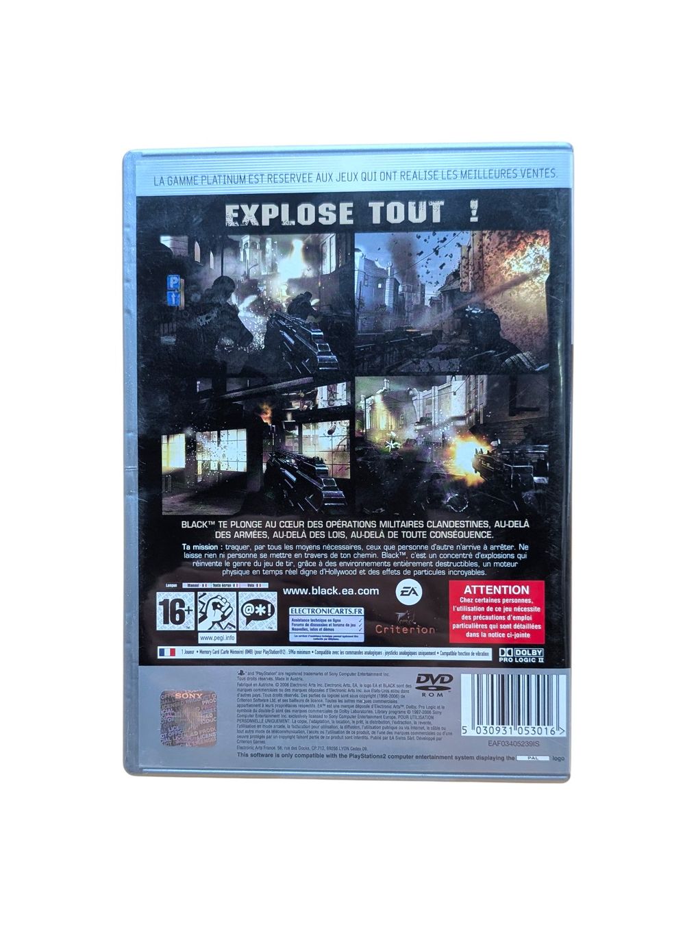 Sony Giochi: Black PlayStation 2 (PS2) – Usato da Domat/Ems venduto da IsseldorsShop 1