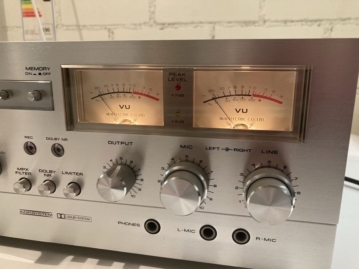 Akai Aufnahmegeräte: Akai GXC-709D Kassettendeck – Defekt aus Lenzburg von HanspeterT 5