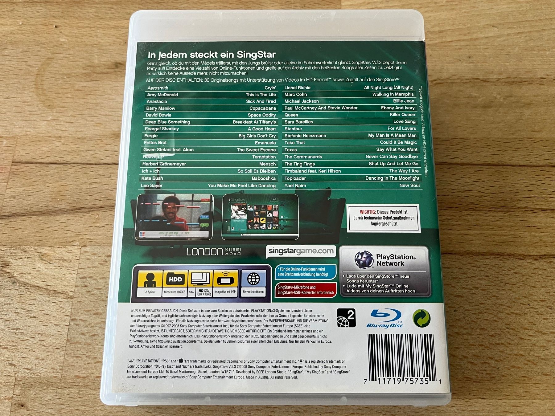 Sony Giochi: PS3 SingStar 3er Pack, Vol. 1 bis 3, Bundle, Karaoke Fun – Usato da Thalwil venduto da ranx 4