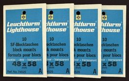 Leuchtturm - SF Blocktaschen / Klemmstreifen [48 * 58]