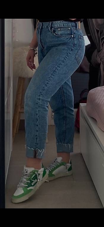 Herrenschuhe: Off-White Originali  Sneakers verdi e bianche n.40 – Gebraucht aus Cassina d'Agno von ama_r2fv 1