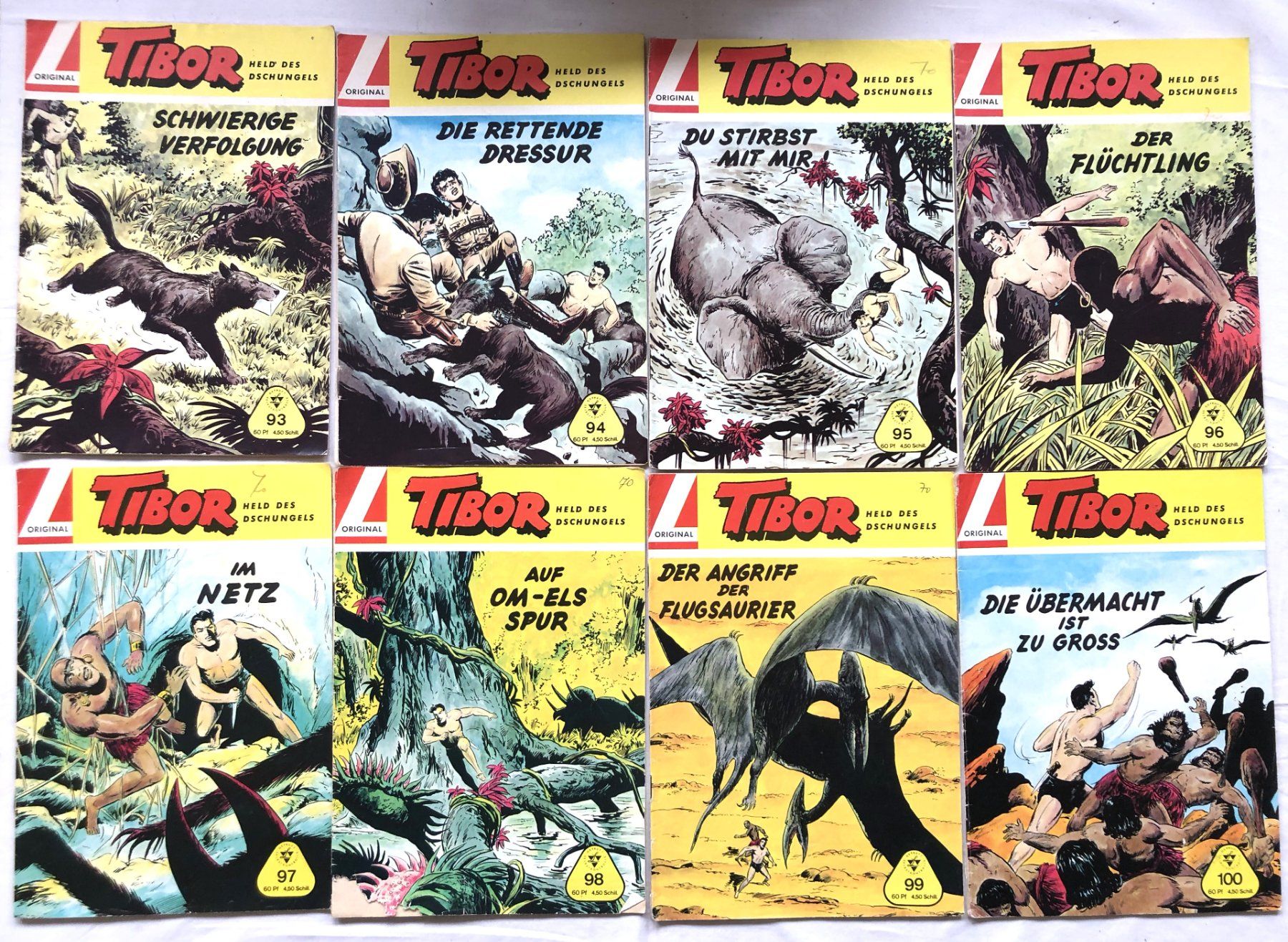 Comics: 28x Hefte - TIBOR - HELD DES DSCHUNGELS - Nr.85-112 – Gebraucht aus Schaffhausen von durruti 3