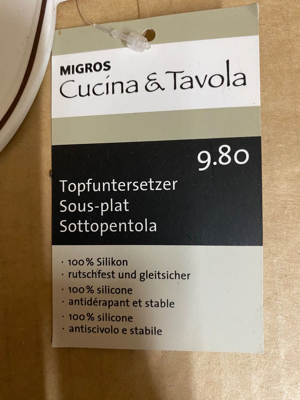 Sottobicchieri: Topfuntersetzer 100% Silikon – Nuovo (secondo la descrizione) da Eschlikon TG venduto da RamonaSt 3