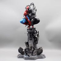 Statue Spider-Man et Venom avec 38cm