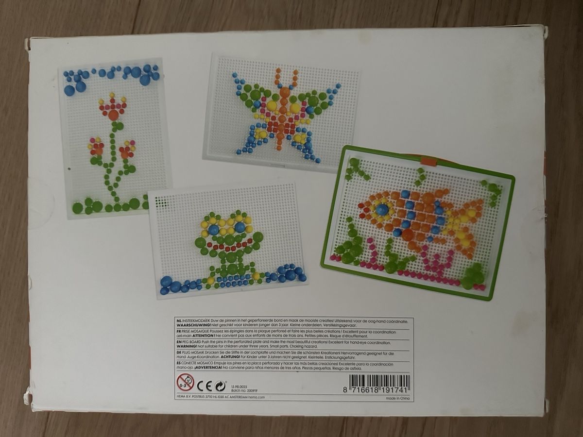 Giocattoli: Colorful Plug Mosaic Game for Creative Kids – Nuovo (secondo la descrizione) da Zürich venduto da ant_r6f8 1