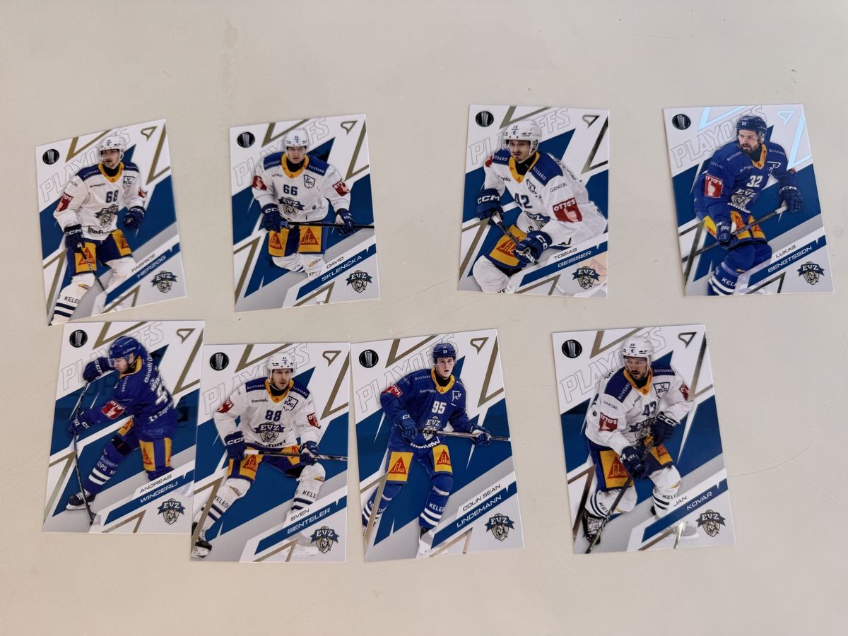 Sportzoo Cartes à collectionner: Playoffs 25/26 EV Zug full base set  – Neuf (Voir description) à Pont-la-Ville par demiec