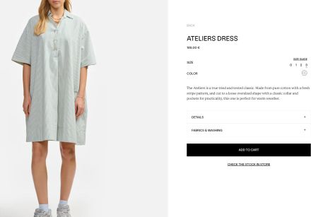 Bellerose ATELIERS dress, size 0