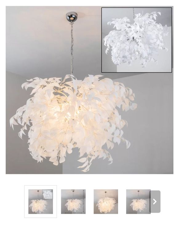 Pendelleuchte Canedo – 4-flammig, Metall/Holz, Skandinavisches Design, 4xE27
