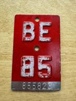 Geburtstag - Velonummer, Fahrradnummer, Veloschild BE 85