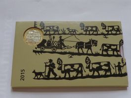 Münzsatz 2015 Alpabzug Stgl - Complet avec carton