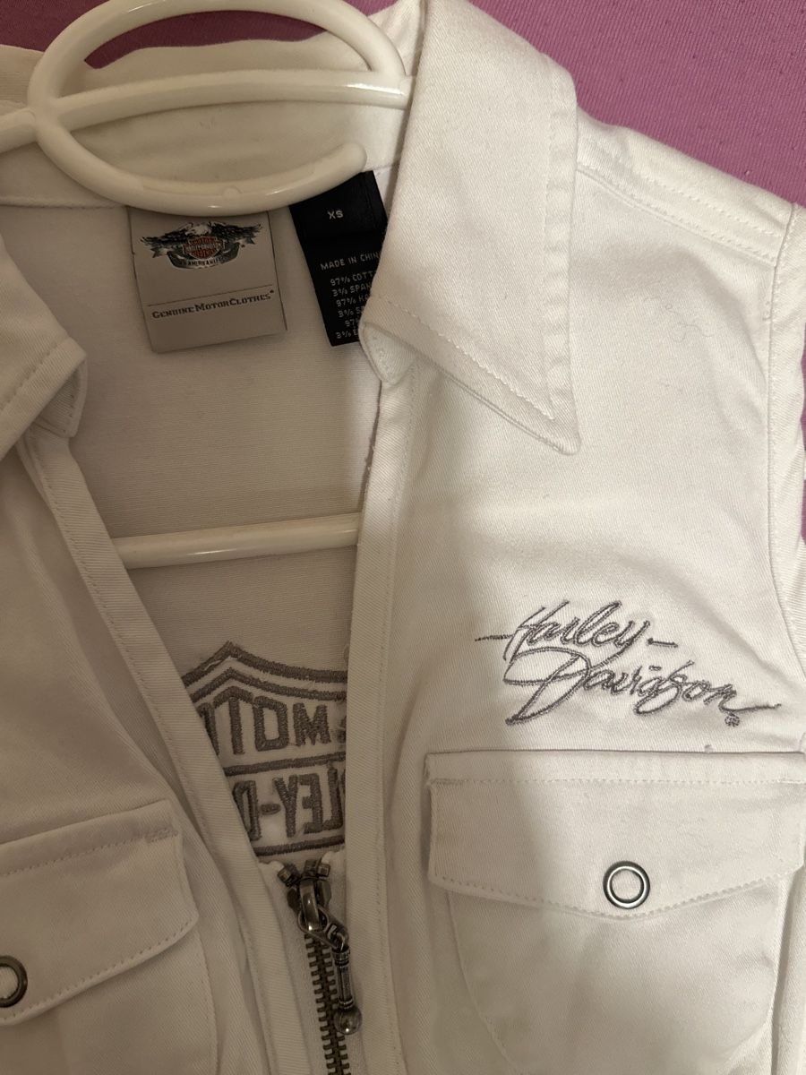 Top: Harley Davidson Top, weiss, Gr. XS – Usato da Neuenegg venduto da kar_smg9 2