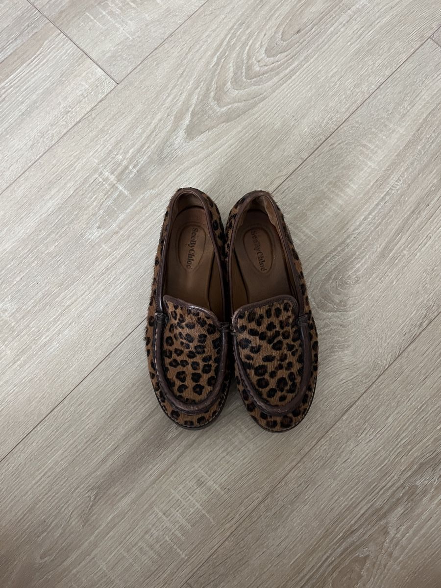 Chloé Scarpe da donna: Chloé Leopard Leather Shoes, 38 – Usato da Zürich venduto da cbraunsc 1