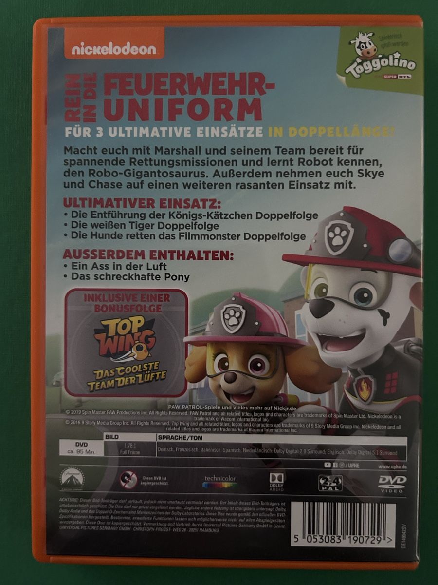 Alle DVDs: Paw Patrol diverse DVDs – Gebraucht aus Dietikon von TdaC 1