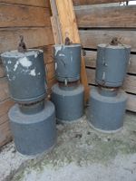 Lot de 3 lampes industrielles à restaurer 