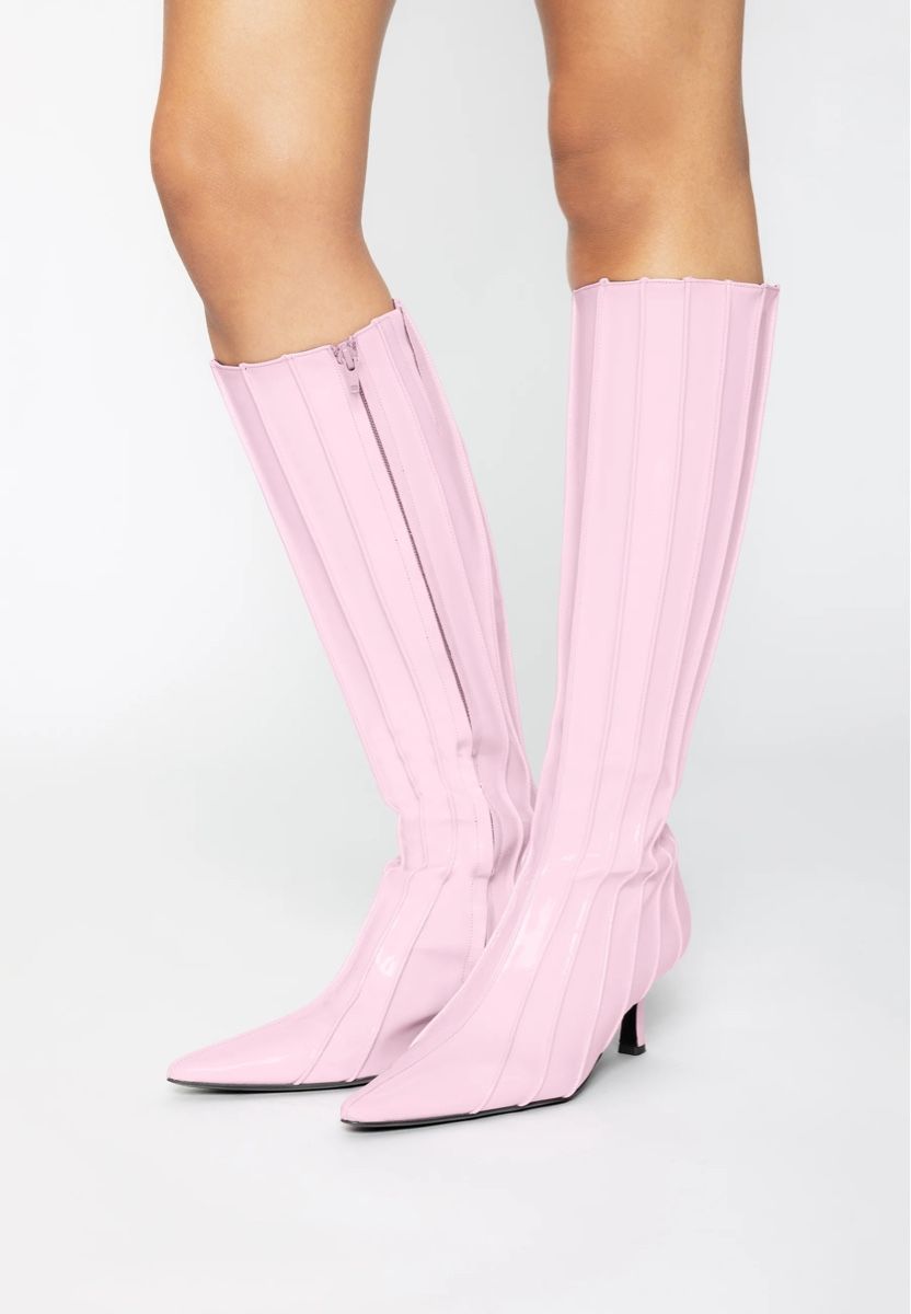 Scarpe da donna: BY FAR DOLLY PINK - OVERKNEES - Orginalpreis 875.- – Nuovo e nell'imballaggio originale da Zürich venduto da luxuryoutlet1 3