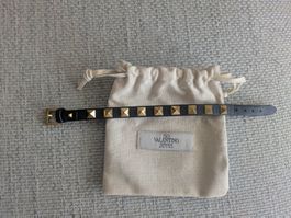 Valentino Garavani Rockstud Leather Bracelet Full Set