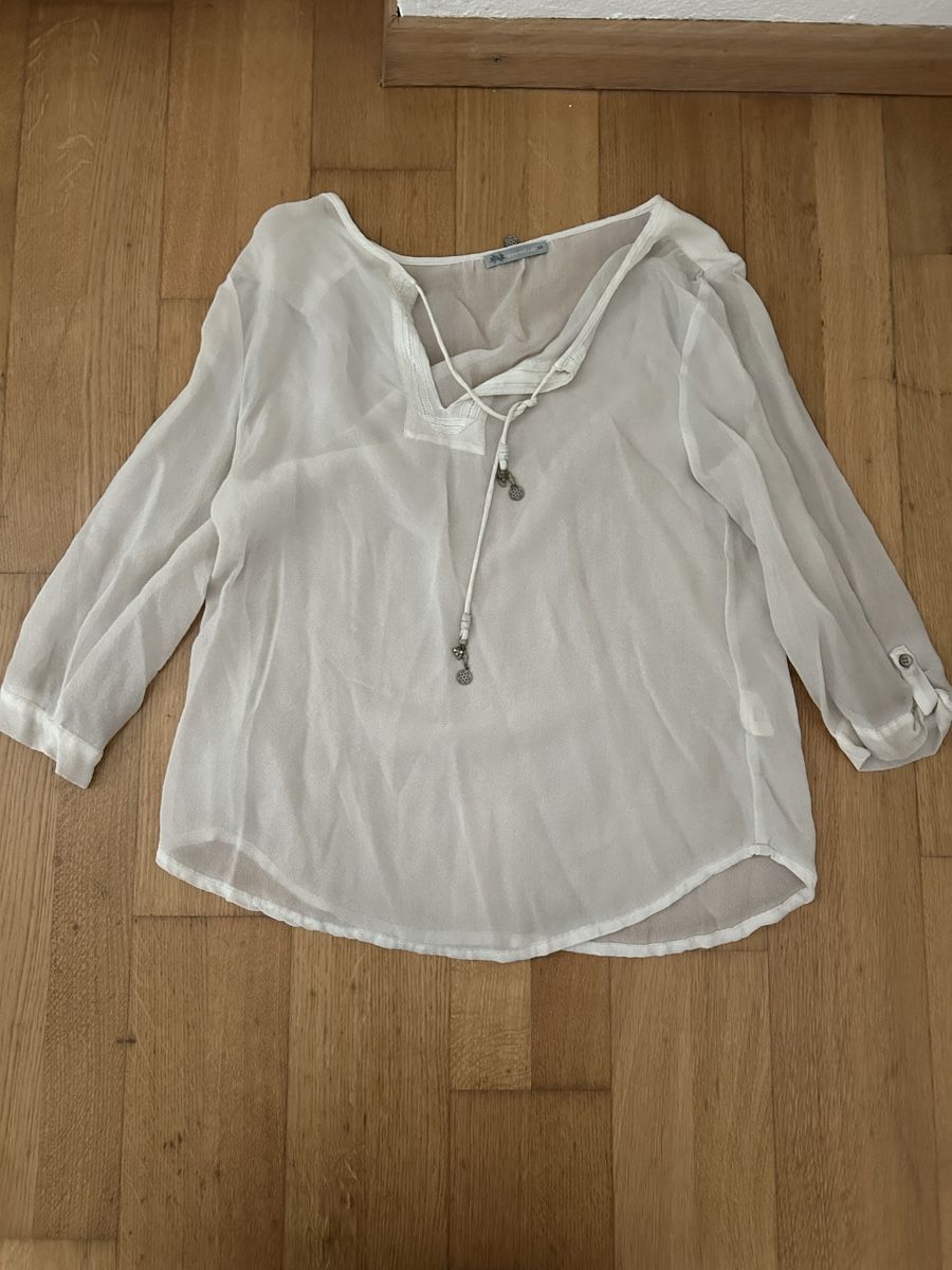 Nile Camicette: Weisse Chiffon Bluse Nile – Usato da Bachs venduto da jok_8p6r