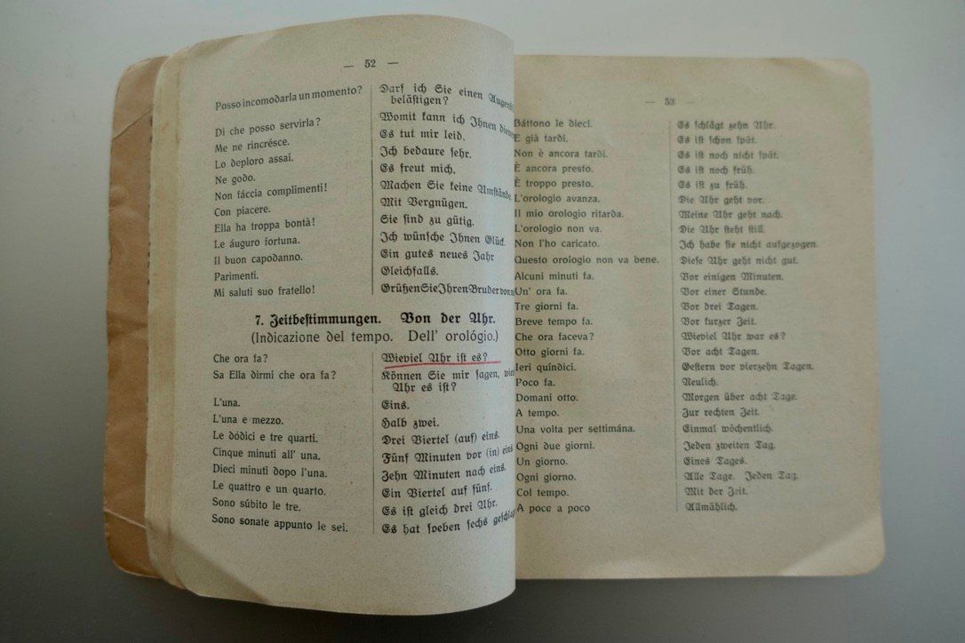 Livres: Antiker Sprachführer Italienisch – D'occasion à Chur par JennyAlexander 5