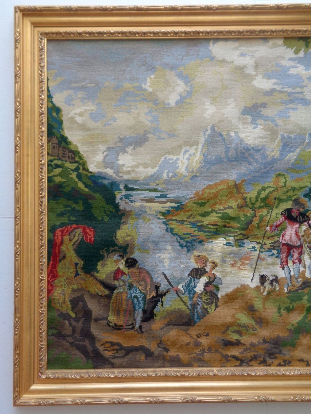 Cornici: Grosser Goldrahmen - Gobelin Jugendstil – Usato da Chur venduto da omonia 3